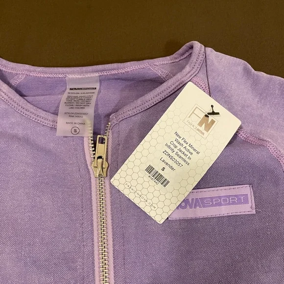 Fashion Nova Workout Crop Jacket NWT - Picture 6 of 6